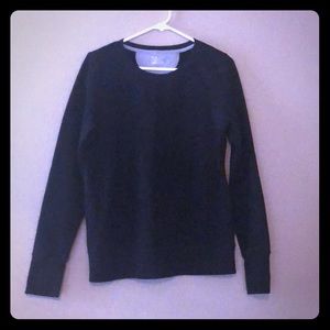Black sweater with thumb holes